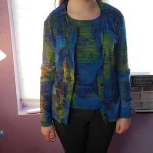 Chico's 2 piece shirt set